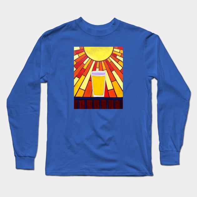 Light-Struck Pint Long Sleeve T-Shirt by realartisbetter